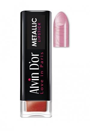 Помада Alvin Dor D'or Metallic Lipstick Тон 10. Цвет: розовый