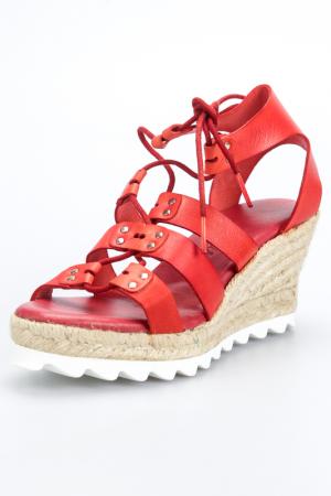 Wedge sandals AGILIS BARCELONA. Цвет: red
