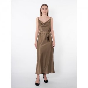 Платье- сорочка миди с поясом (XS) Fracomina