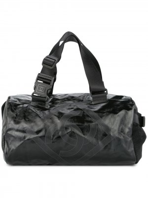 Дорожная сумка с логотипом Chanel Pre-Owned. Цвет: черный