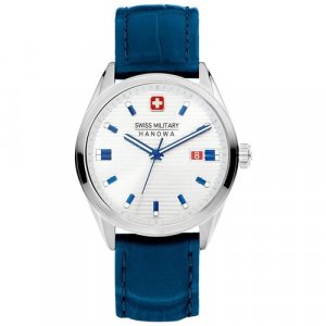 Наручные часы Land SMWGB2200103, синий, белый Swiss Military Hanowa. Цвет: белый/синий