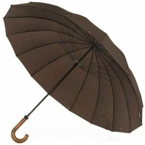 Зонт мужской Trust T19968-01 серо-коричневый. Цвет: коричневый