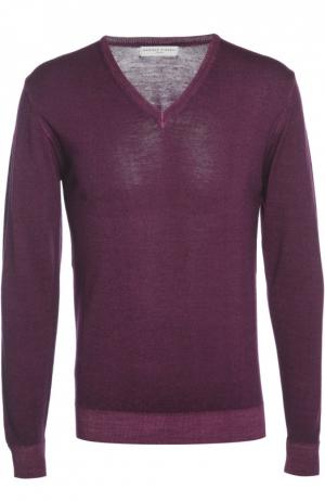 Вязаный пуловер Daniele Fiesoli. Цвет: бордовый