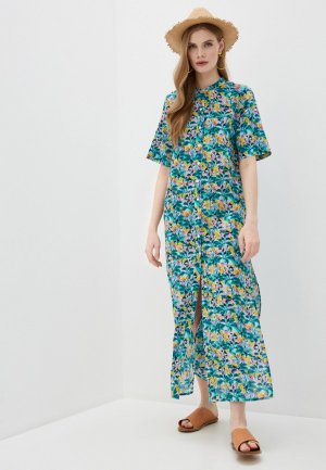 Платье пляжное Diane von Furstenberg DVF X ONIA RENEE DRESS. Цвет: голубой