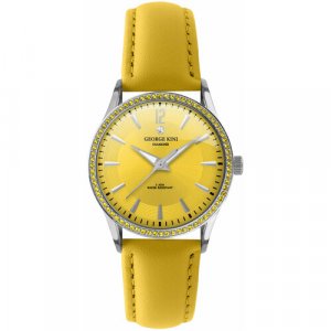 Наручные часы, желтый GEORGE KINI. Цвет: желтый