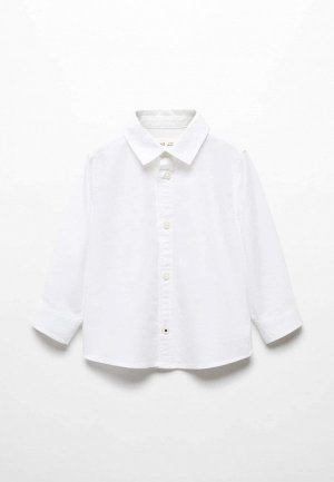 Рубашка Mango Kids OXFORDB. Цвет: белый