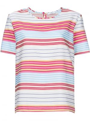 Полосатая блузка с короткими рукавами Ps By Paul Smith. Цвет: многоцветный