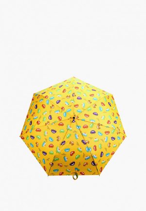 Зонт складной Labbra. Цвет: желтый