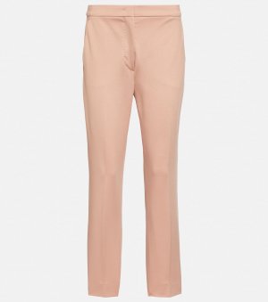 Узкие брюки Pegno из джерси MAX MARA, розовый Mara