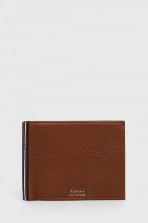 Кожаный кошелек , коричневый Tommy Hilfiger