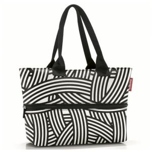 Сумка увеличивающаяся женская для шопинга / пляжная на каждый день Shopper E1 zebra reisenthel