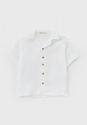 Рубашка D&F DeFacto. Цвет: белый