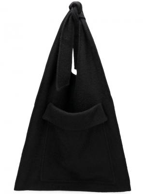 Большая сумка на плечо Raf Simons. Цвет: черный