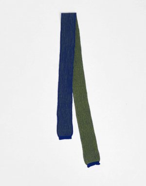 Узкий шарф унисекс двойной вязки Reclaimed Vintage