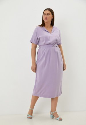 Платье Lady Sharm Classic. Цвет: фиолетовый