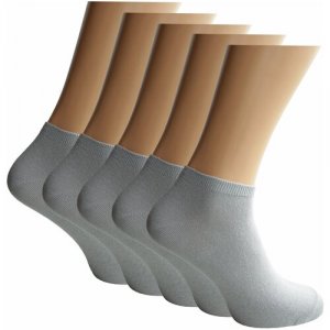 Носки , 5 пар, уп., размер (41-42) 27, серый Aramis. Цвет: серый