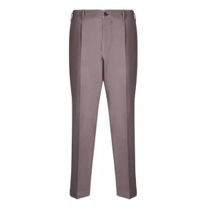 Брюки cotton trousers Dell'Oglio, серый Dell'Oglio