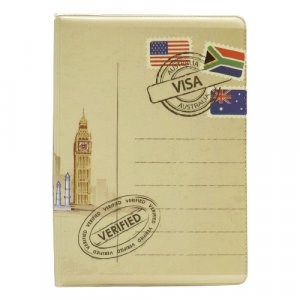 Обложка для паспорта , бежевый Fostenborn. Цвет: бежевый