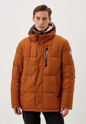 Куртка утепленная Urban Fashion for Men. Цвет: коричневый