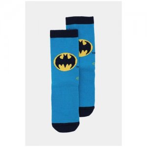 Утепленные носки Batman, 1 пара DBPCL068B Голубой 18-21 Original Marines. Цвет: голубой