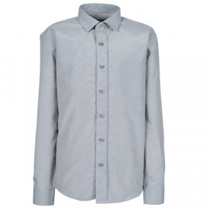 Школьная рубашка , размер 146-152, серый Tsarevich. Цвет: серый