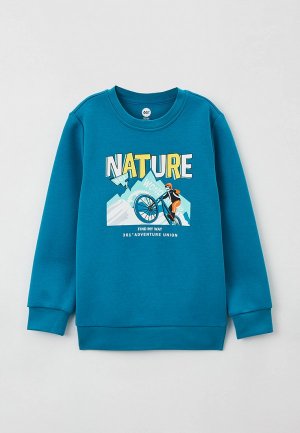 Свитшот 361 Turtleneck Sweater. Цвет: бирюзовый