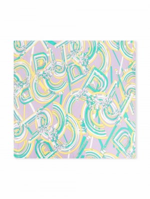 Abstract-print blanket Emilio Pucci Junior. Цвет: фиолетовый