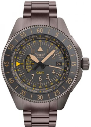 Швейцарские наручные мужские часы V.1.37.7.305.5. Коллекция Airacobra Aviator