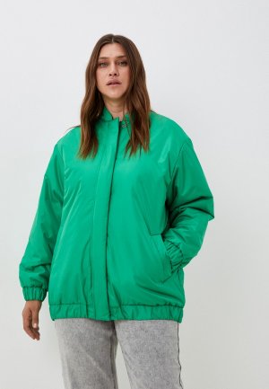 Куртка утепленная Vera Nicco. Цвет: зеленый