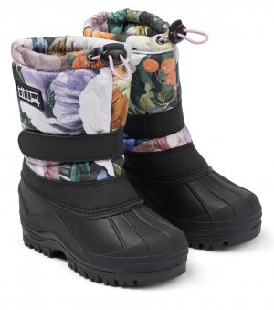 Зимние ботинки с цветочным принтом, разноцветный Molo