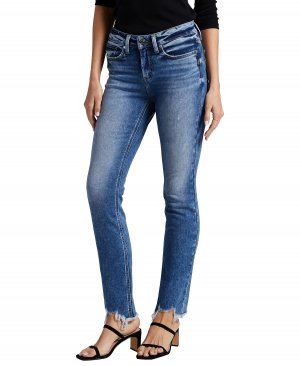 Женские прямые джинсы suki со средней посадкой Silver Jeans Co.