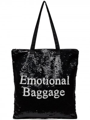 Emotional Baggage Sequin Tote Bag Ashish. Цвет: black