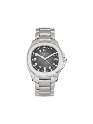 Наручные часы Aquanaut pre-owned 40 мм 2020-го года Patek Philippe. Цвет: черный