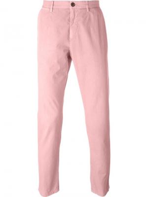 Классические брюки-чинос Dolce & Gabbana. Цвет: розовый и фиолетовый