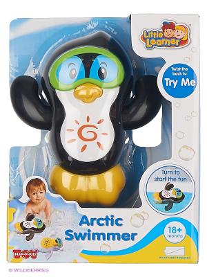 Игрушка для купания Арктический пингвин Hap-P-Kid. Цвет: черный, белый, желтый