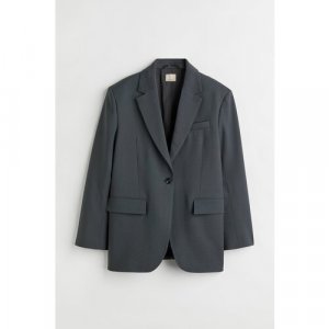 Пиджак , размер 38, серый H&M. Цвет: серый