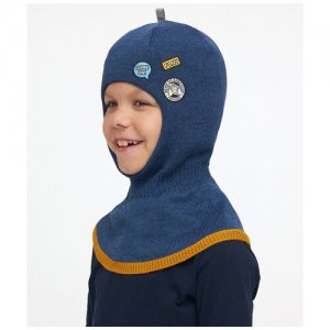 Шлем для мальчика (Размер: 50/52), арт. свент джинс., цвет Джинс STORM (Kotik). Цвет: голубой