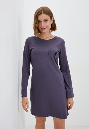 Платье домашнее Hays. Цвет: фиолетовый
