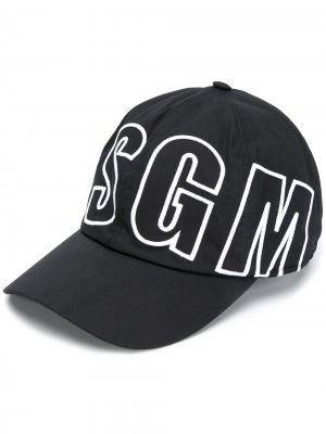 Бейсболка с логотипом MSGM. Цвет: черный