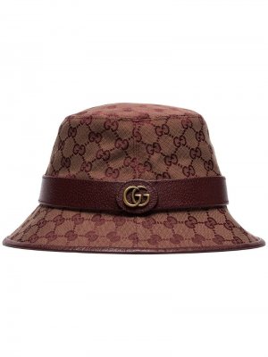 Парусиновая шляпа с логотипом GG Gucci