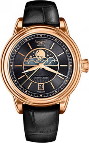 Швейцарские наручные женские часы V.1.33.2.253.4. Коллекция Douglas MoonFlight Aviator