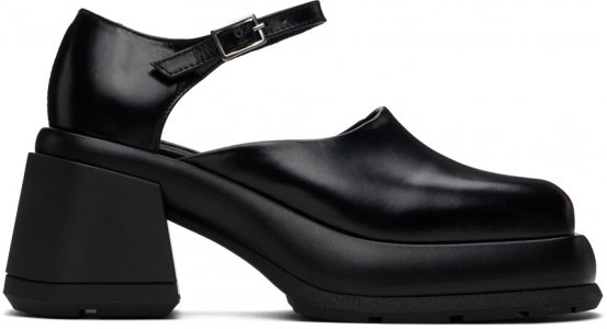 Черные коралловые туфли на каблуке Miista