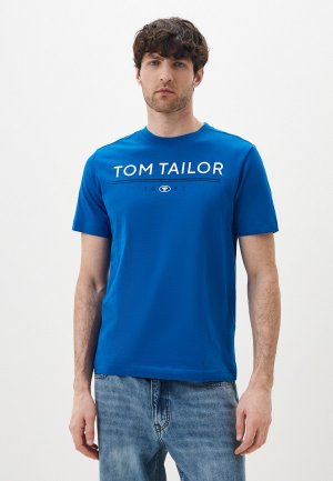 Футболка Tom Tailor Lamoda Online Exclusive. Цвет: синий
