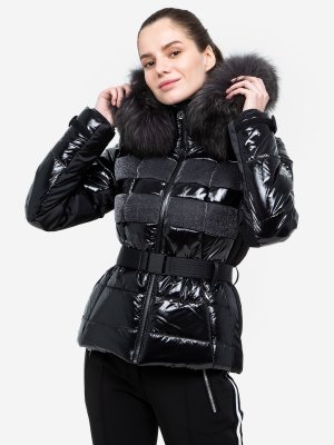 Куртка утепленная женская Juwel m.Kap+P, Черный Sportalm. Цвет: черный