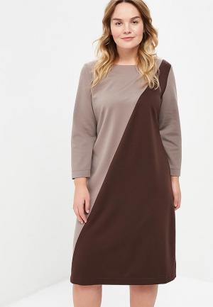 Платье Leshar. Цвет: коричневый