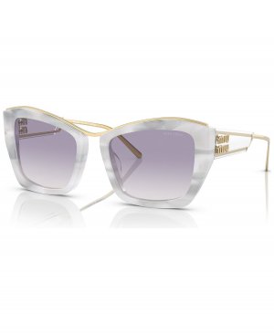 Женские солнцезащитные очки, MU 02YS55-Y MIU MIU, белый