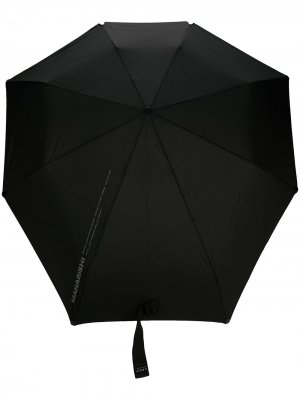 Зонт геометричной формы Maharishi. Цвет: черный