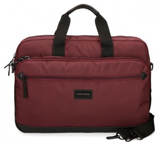 Сумка для ноутбука LAMBERT LAPTOP-TABLET BRIEFCASE 78165 Pepe Jeans Bags. Цвет: бордовый