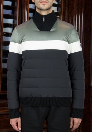 Пуховая куртка STEFANO RICCI. Цвет: черный