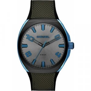 Наручные часы Stigg DZ1885, серый, синий DIESEL. Цвет: голубой/черный/синий